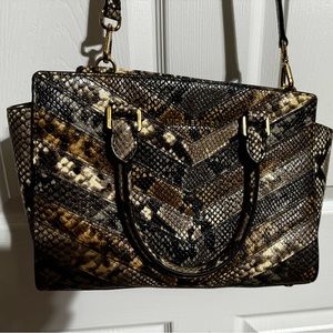 Snakeskin Michael Kors crossbody